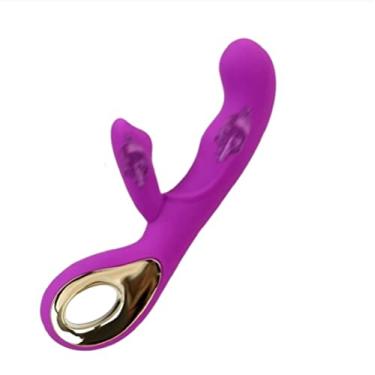 Imagem de Vibrador Feminino Ponto G com Estimulador de Clitóris 10 Modos de Velocidade Rosa
