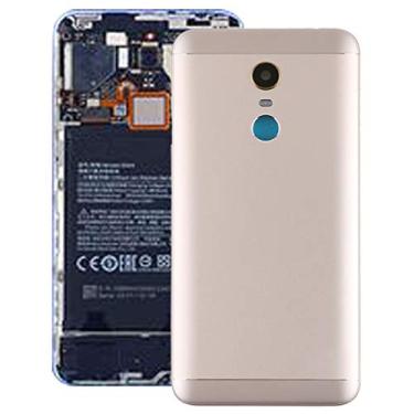 Imagem de HUANGYUNCHAO Acessórios telefônicos Capa de volta com lente de câmera e chaves laterais para Xiaomi Redmi 5 Plus Substituição do telefone celular