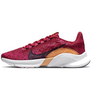 Imagem de Nike Womens SuperRep Go 3 Next Nature Training Shoes Mystic Hibiscus/Pink Prime/Light Curry/Blackened Blue Size 11