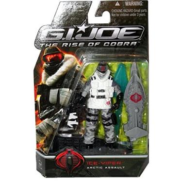 Imagem de GI Joe The Rise of Cobra, figura de ação do filme, Ice-Viper Arctic Assault, 3,75 polegadas