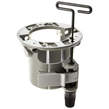 Imagem de BOSCH Base de roteador RA1165 sob a mesa com chave sextavada na mesa acima, prata