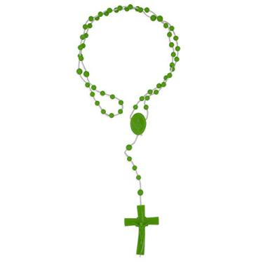 Imagem de Terço econômico de plástico da Vatican Imports | 10 cores brilhantes | Perfeito para acampamentos, grupos e retiros | Feito na Itália | Acessórios de oração cristã, Plástico, Sem Pedra Preciosa