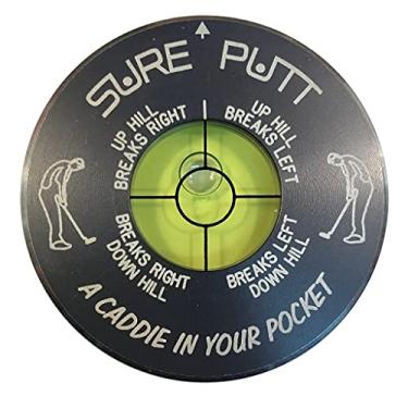 Imagem de Sure Putt Pro – Auxílio de Putting Aid & Green Reader – Gunmetal
