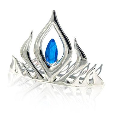 Imagem de Kuzhi Tiara Frozen Elsa Coroação Coroação - Metal, Over 3 years, liga metálica de zinco, Cristal