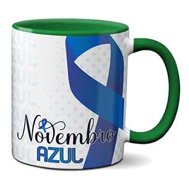 Imagem de Caneca Novembro Azul Combate Ao Câncer De Próstata Saúde (Verde)