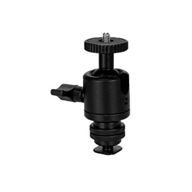 Imagem de Cabeça para Tripé Ballhead 1/4 e 3/8 Suporte para Ring ligth Iluminadores e Câmeras FBH-030