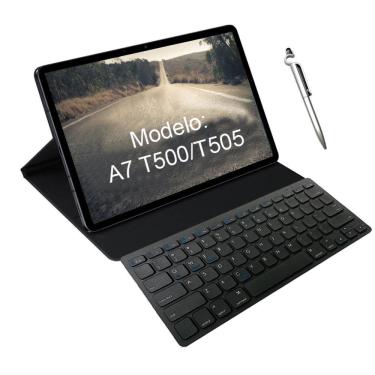 Imagem de Capa + Mini Teclado Para Samsung Galaxy Tab S7 Fe T730 T735