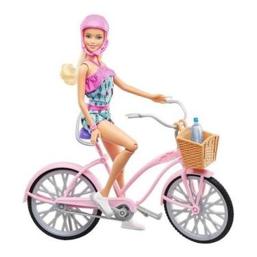Imagem de Boneca Barbie E Bicicleta Ftv96 Mattel