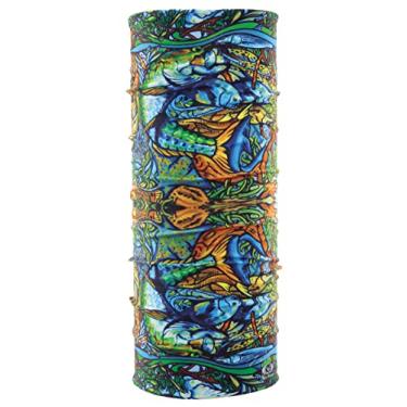 Imagem de Bandana multifuncional Flying Fisherman SunBandit, máscara de proteção UV para rosto e pescoço, 12 maneiras de usar, Backcountry, One Size
