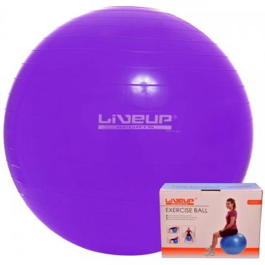 Imagem de Bola Suica P/ Pilates 55cm + Bomba de Inflar - LiveUp-Unissex