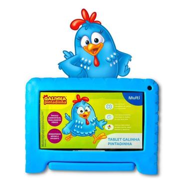 Imagem de Tablet Android 13 64gb Galinha Pintadinha 4gb Ram 7" NB419