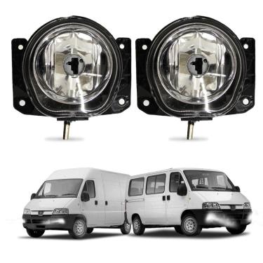 Imagem de Kit Farol de Milha para Boxer 2004 a 2016 Auxiliar Neblina