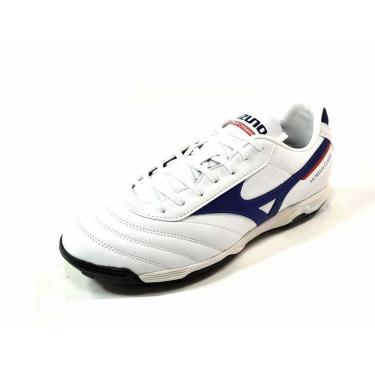 Imagem de Chuteira Morelia Society AS CLASSIC bco/azl - Mizuno