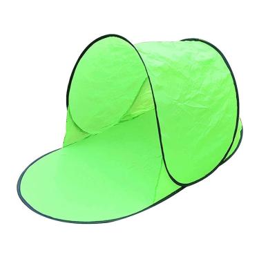 Imagem de Barraca de Praia Pop-up, Barraca de Sombra de Praia Portátil Ao Ar Livre, Abrigo de Praia UPF 50, Fácil Configuração à Prova de Vento, Cobertura de Praia à Prova D'água, Concha (A)