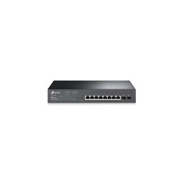 Imagem de Switch TP-Link Smart Gigabit com 8 Portas PoE+ e 2 Slots SFP JetStream - TL-SG2210MP