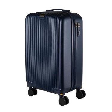 Imagem de Mala De Bordo 10Kg Expansível Azul Marinho Ultra Leve Abs