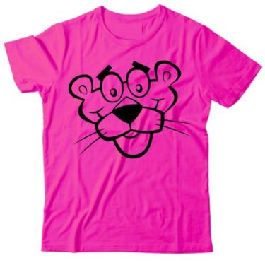 Imagem de Camiseta Pink Panther Pantera Cor De Rosa Pink - Jmv Estampas