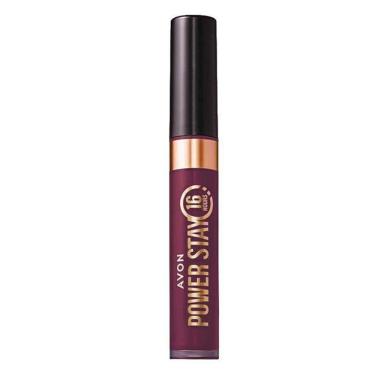 Imagem de Avon Batom Líquido Power Stay Vinho Escuro - 6Ml