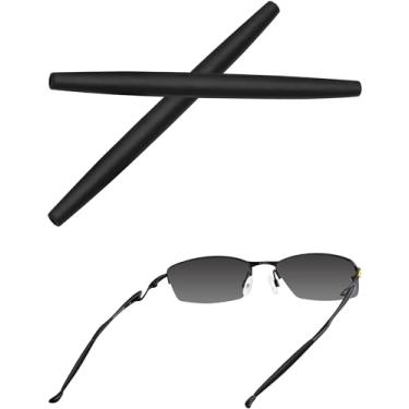 Imagem de Bwake 1 par de meias auriculares de substituição para Oakley Transistor OX3085/Lizard OX5113/Lizard 2 OX5120/Capacitor OX5055/Spoke OX3144/Jackknife 2.0 OX3023 - Preto