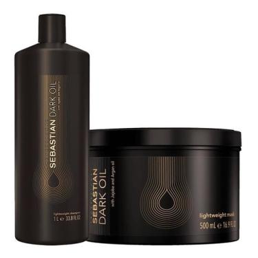 Imagem de Kit Sebastian Professional Dark Oil - Shampoo E Máscara Dark Oil