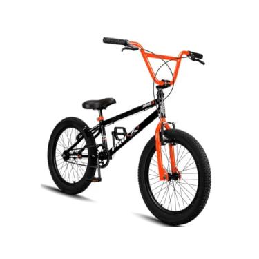 Imagem de Bicicleta Aro 20 BMX Infantil PRO X S1 FreeStyle VBrake,Preto Laranja