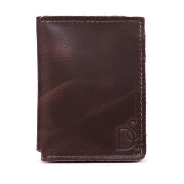 Imagem de Carteira Masculina Couro Moderna Slim Porta Cartao Documento Cedulas Compacta Resistente