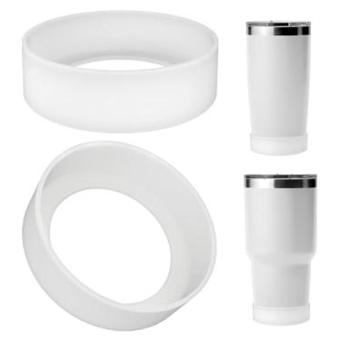 Imagem de Linkidea Bota de garrafa de água compatível com YETI Rambler Tumbler 590 g/850 g, caneca de viagem 567 g/850 g, copo de palha 737 g, copo empilhável 737 g, protetor de manga inferior de garrafa de