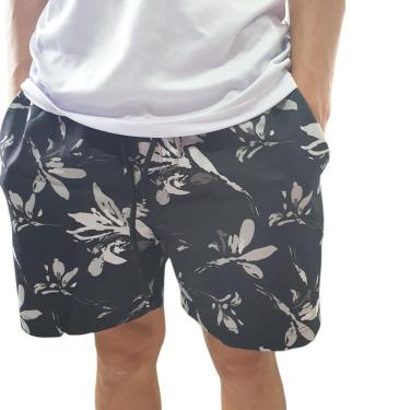Imagem de Shorts Aeropostale Florido Masculino Preto-Masculino