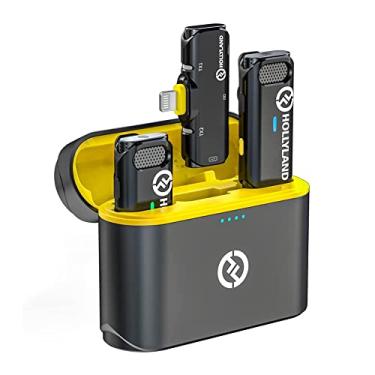 Imagem de Sistema Microfone de Lapela Hollyland Lark C1 p/Ios Preto