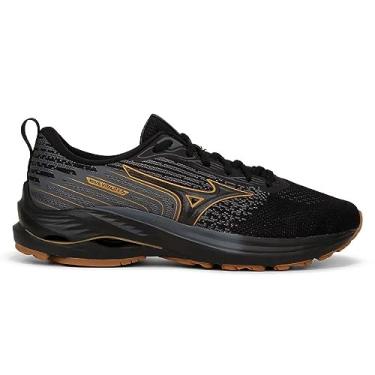 Imagem de Tênis Mizuno Masculino Wave Vitality 5 Corrida Preto/ouro 101057057-801 43