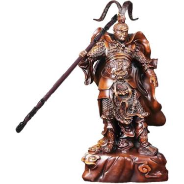 Imagem de Waillynice Journey to The West Chinese Myth Wukong Monkey Statue Heroes Sculpture,Computer Desk Myth Wukong Collectibles Wukong Decoration(Wukong Statue)