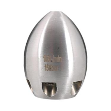 Imagem de Gralara Pontas de limpeza de bico de jato de esgoto G1/2 Rosca fêmea de aço para limpeza de alta pressão Máquina de lavagem Equipamento de limpeza Bico de, 100l