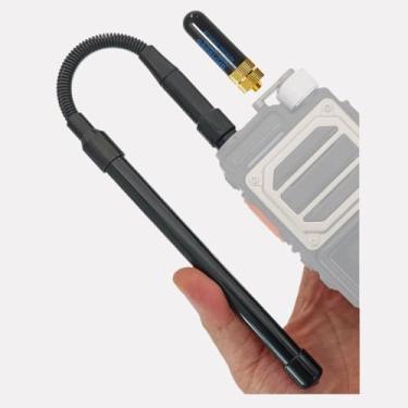 Imagem de Antena Walkie-talkie VHF VHF/UHF banda dupla 144/430 MHZ antena de rádio amador compatível com Kenwood Baofeng UV-5R BF-F8HP UV-82 BF-888S UV-5X3 UV-9R rádio bidirecional portátil