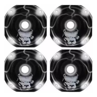Imagem de Kit 4 Corneta Curta Lc 14-50 Rosca Driver Grafitada Pitbull