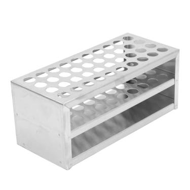 Imagem de Rack para Tubos de Ensaio, Suporte para Tubos de Ensaio Em Aço Inoxidável 304 Suporte de Exibição Multifuncional para Tubos de Ensaio, Suporte para Tubos de Centrífuga para