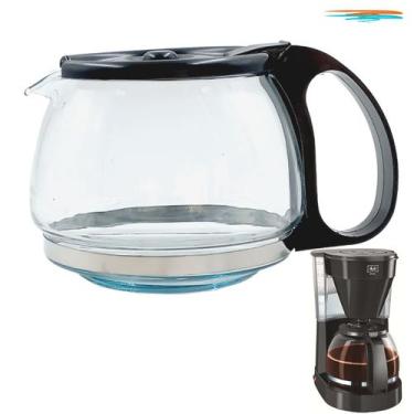 Imagem de Copo Jarra de Cafeteira Melitta 12 Cafés Vidro Resistente - Mistral