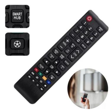Imagem de Controle Universal Samsung Tv Hub Menu Rápido Pilhas - Fss Variedades