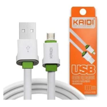 Imagem de Cabo Carregar Celular Dados Turbo 4.0a 1 Metros Micro-usb V8 - kAIDI