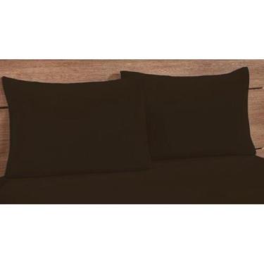 Imagem de 2 Fronhas Simples com Zíper 70cmx50cm Percal 180 Fios - Rafaloro Enxov