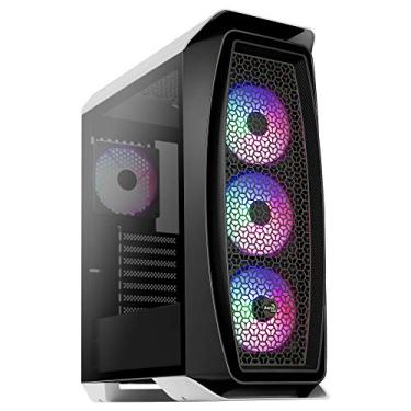 Imagem de Gabinete Gamer Mid Tower RGB Aero One Frost Branco AEROCOOL