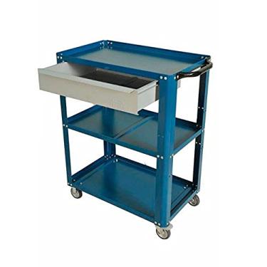 Imagem de Carrinho p/Ferramentas Fercar Desmontável c/ 1 Gaveta Azul - CD02E