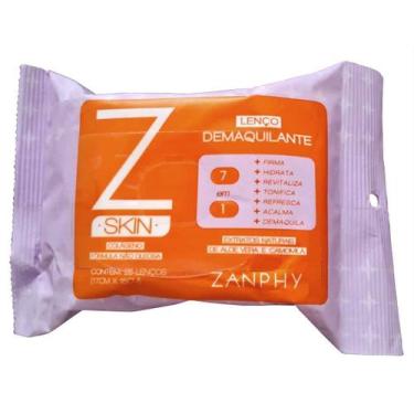 Imagem de Lenço Demaquilante Z SKIN 7 em 1 com 25 lenços - Zanphy