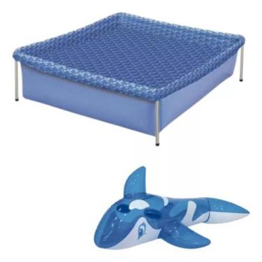 Imagem de Kit Verão Piscina Estruturada 400l + Boia Inflavel Baleia - BOTAFOGO