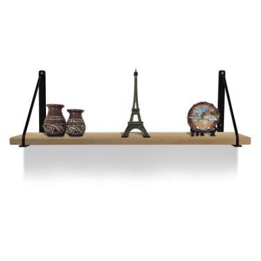 Imagem de Prateleira De Livro De Parede Mão Francesa Decorativa MDP 60 X 15 - F.