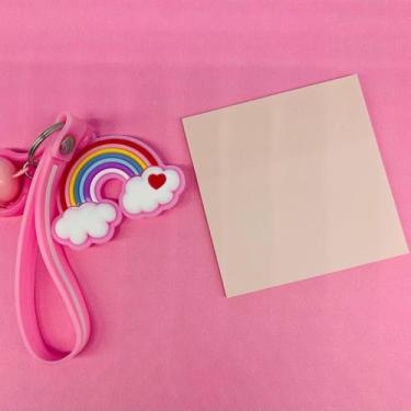 Imagem de Bloco Anotação  Adesiva Transparente Para Planejamento Papelaria Marca