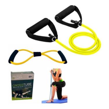 Imagem de Kit 2 Elásticos Extensor Tensão Ombro Biceps Triceps Peito bumbum glut