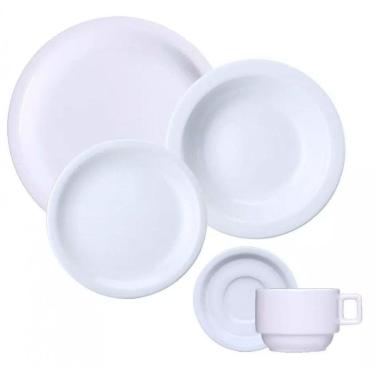 Imagem de Aparelho Jogo De Jantar Cha Porcelana 30 Peças Iguaçu Germer