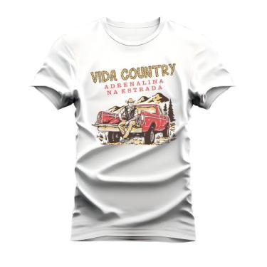 Imagem de Camiseta Plus Size T-Shirt Confortável Adrenalina Na Estrada - Vida Co