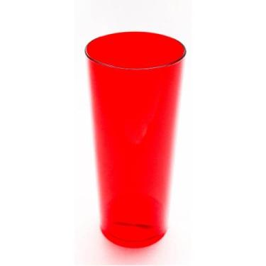 Imagem de Copo Long Drink Acrílico Cristal Colorido 330ml KIT 10 un. - M&CA PLÁS