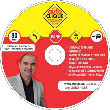 Imagem de DVD Curso Teórico Habilitação 2020 | Detran | 26 Módulos